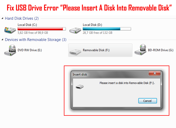 [UPDATED] 6 Ultimate Solutions To Fix USB Drive Error “Please Insert A