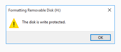 Remove Write Protection From SD Card