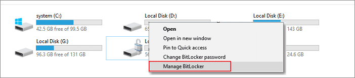 Turn Off the BitLocker Protection