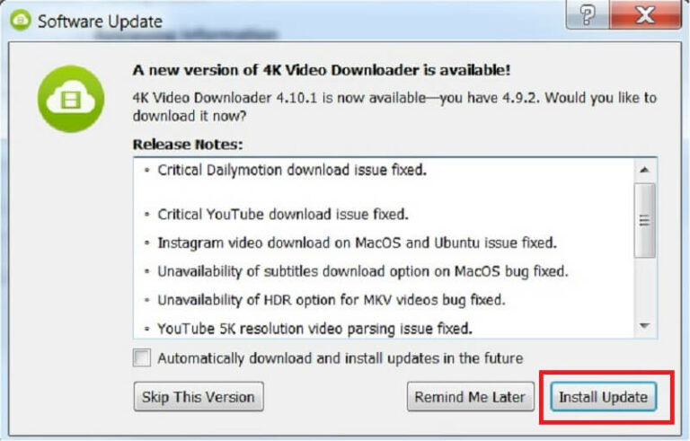 4k video downloader the application quite unexpectedly