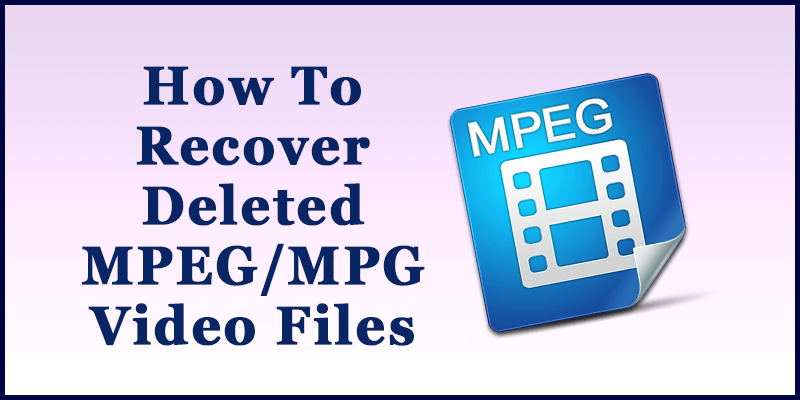 recover MPG files